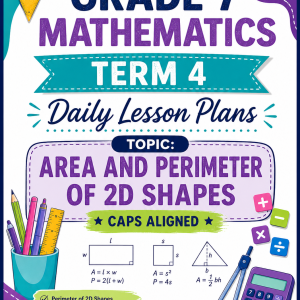 Grade 7 Mathematics Planning Term 4