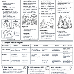 Grade 6 Geography Term 3